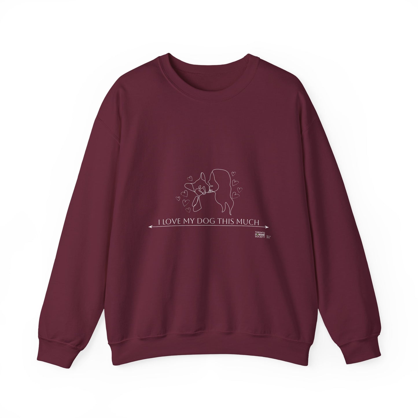 Unisex  Crewneck Sweatshirt - I Love My Dog This Much