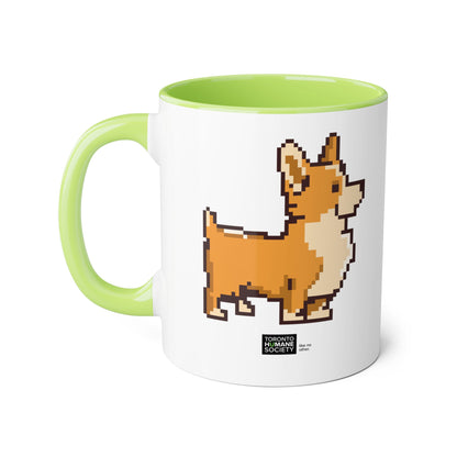 Accent Mug - Pixelated Dog