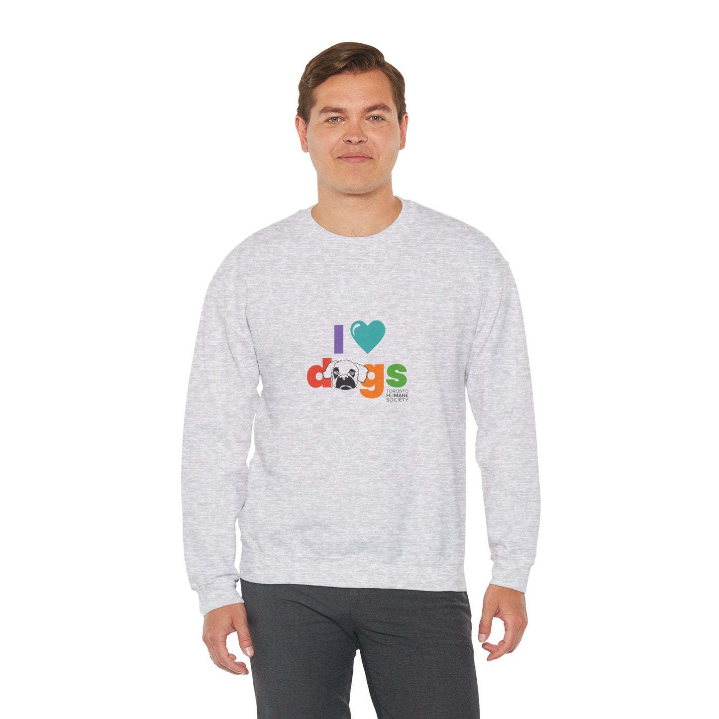 Unisex Crewneck Sweatshirt - I Love Dogs