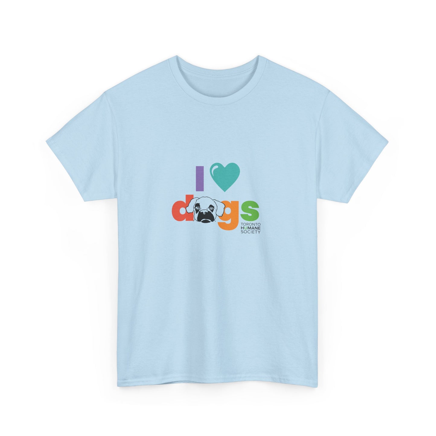 Unisex Cotton Tee - I Love Dogs