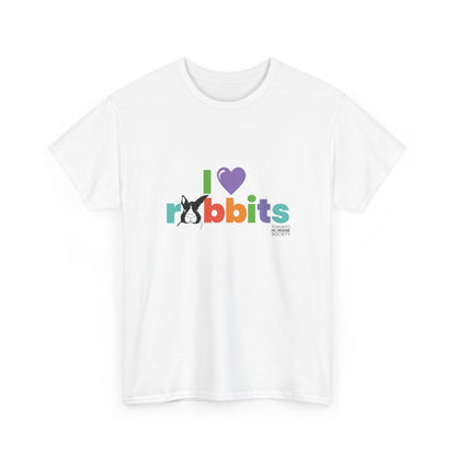 Unisex Cotton Tee - I Love Rabbit