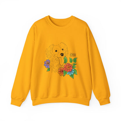 Sweatshirt - Floral Dog