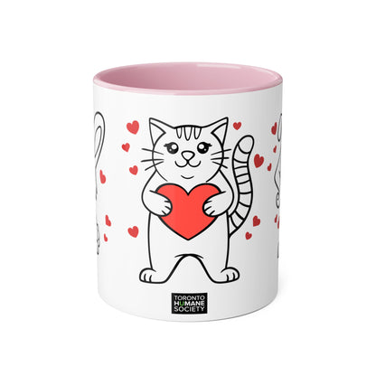 Accent Mugs- Hearts All Pets