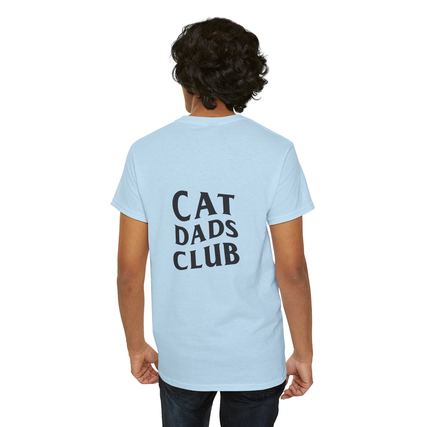 Cat Dads Club, Back Design - Cotton Tee