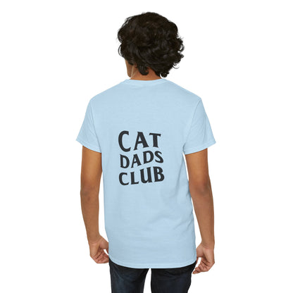 Cat Dads Club, Back Design - Cotton Tee