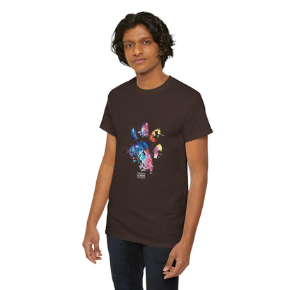 Unisex Cotton Tee - Paw Print