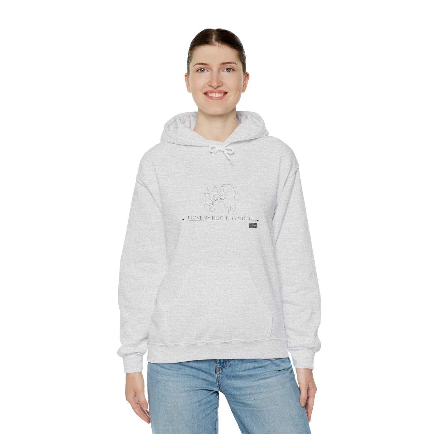 Unisex Hooded Sweatshirt - I Love My Dog This Much