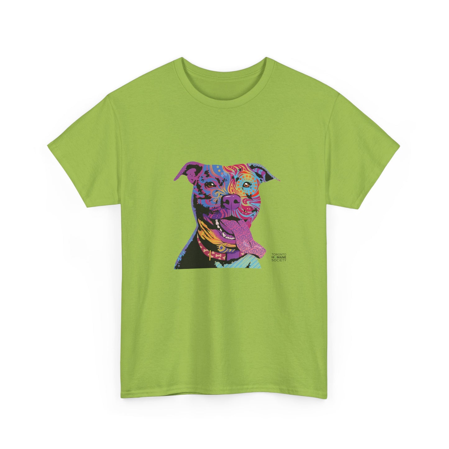 Unisex Cotton Tee - Abstract Dog