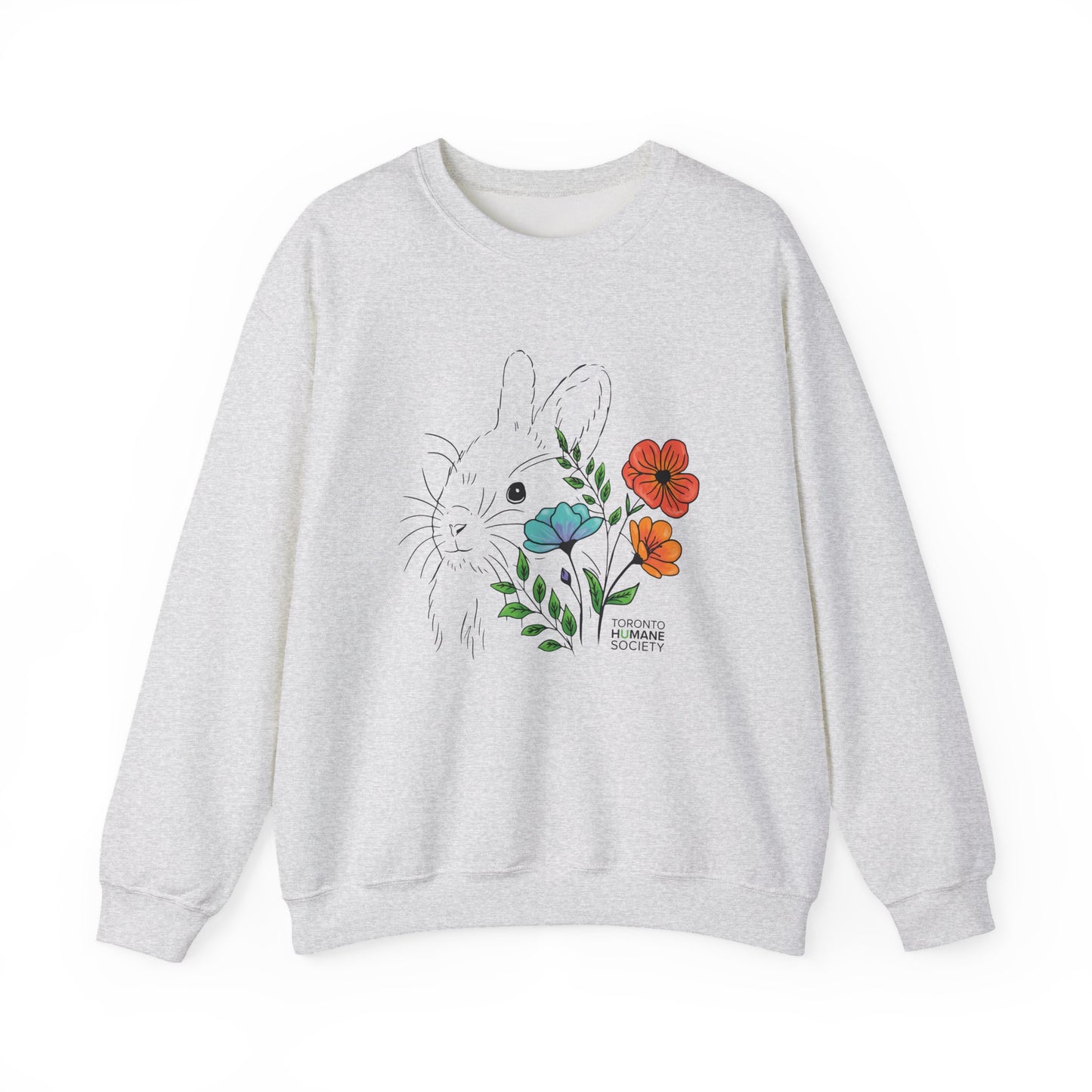 Sweatshirt - Floral Rabbit
