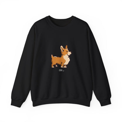 Unisex Crewneck Sweatshirt - Pixelated Dog