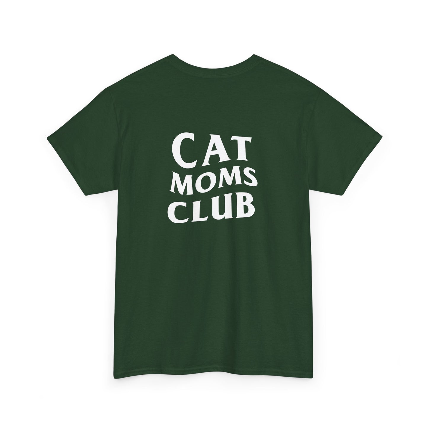 Cat Moms Club, Back Design - Cotton Tee