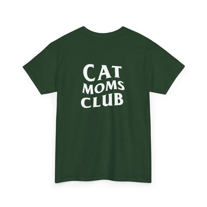 Cat Moms Club, Back Design - Cotton Tee