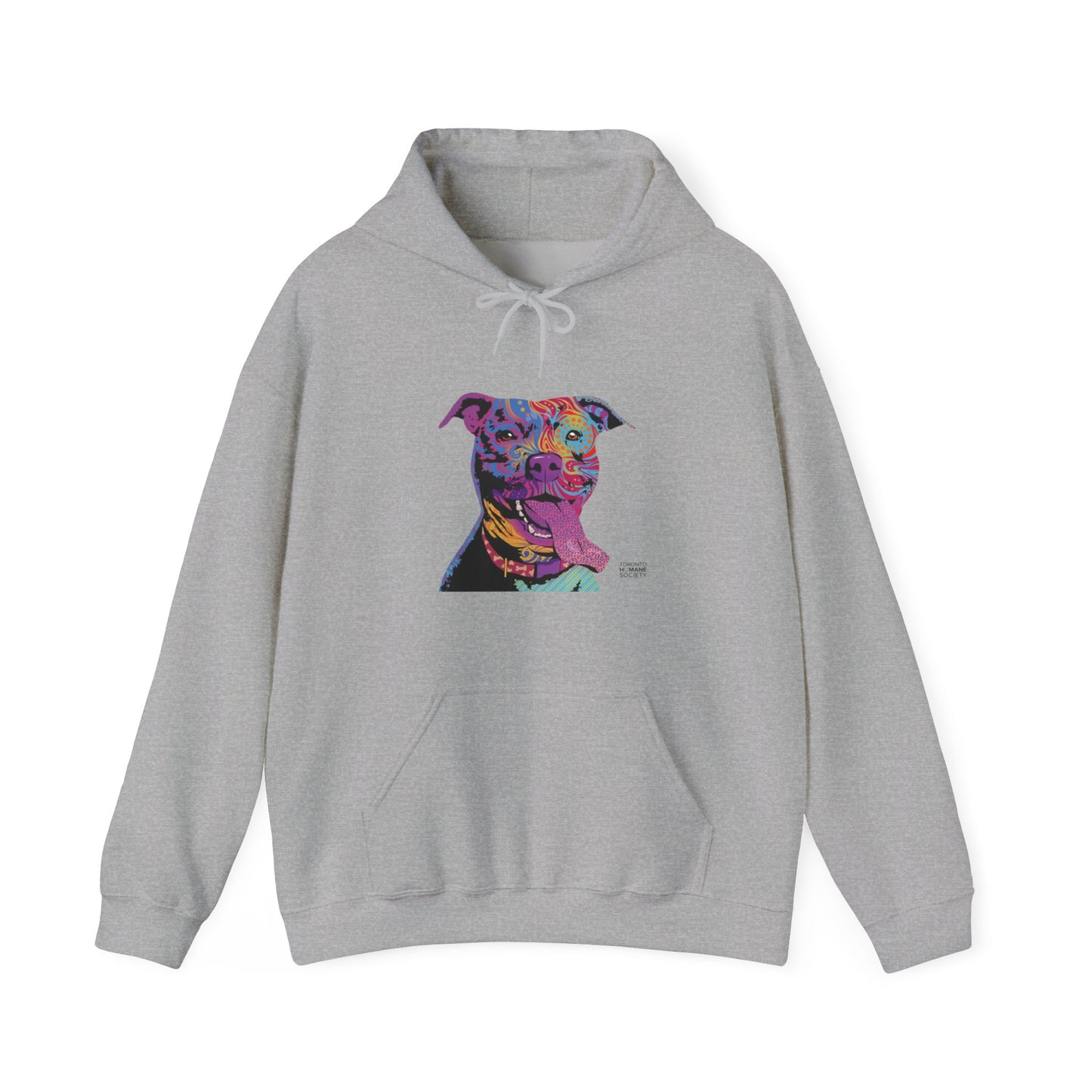 Unisex Hooded Sweatshirt - Abstract Dog