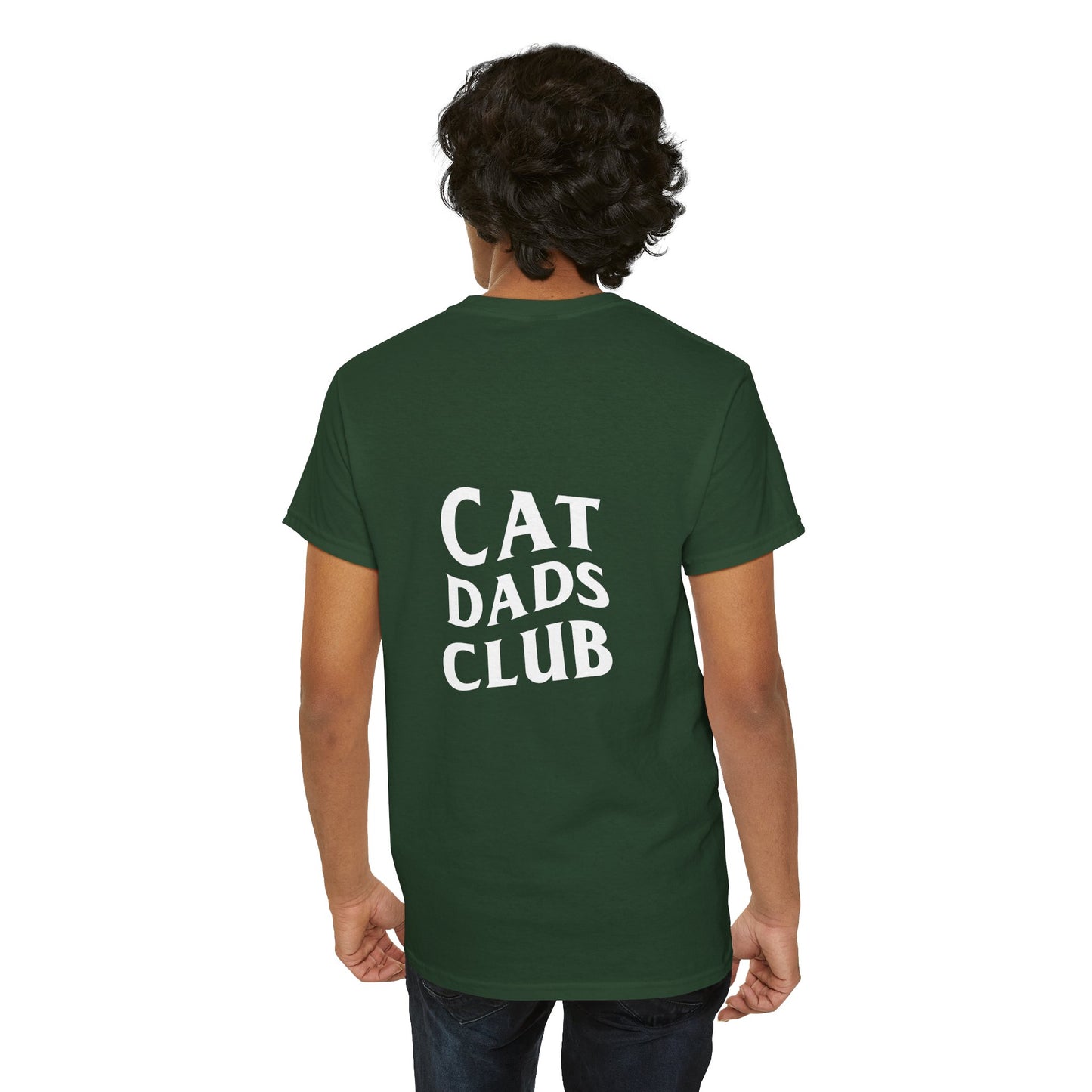 Cat Dads Club, Back Design - Cotton Tee
