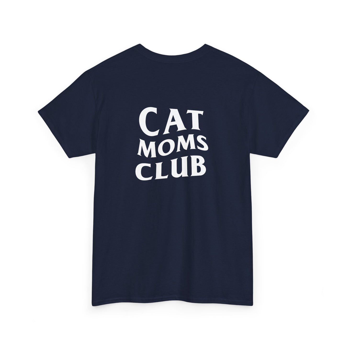 Cat Moms Club, Back Design - Cotton Tee