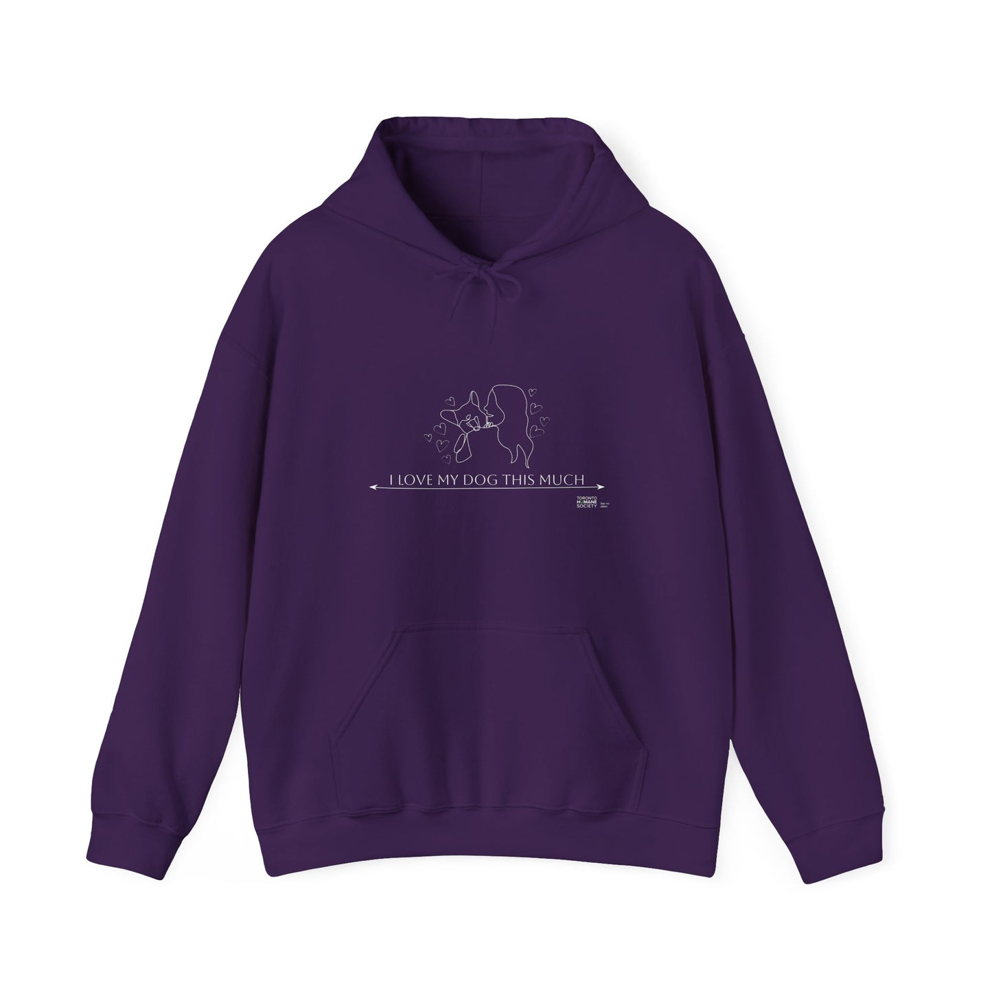 Unisex Hooded Sweatshirt - I Love My Dog This Much