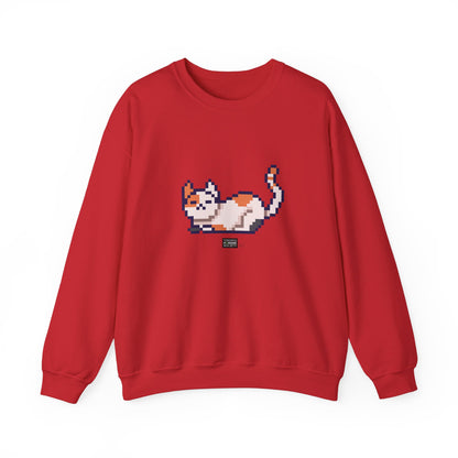 Unisex Crewneck Sweatshirt - Pixelated Cat