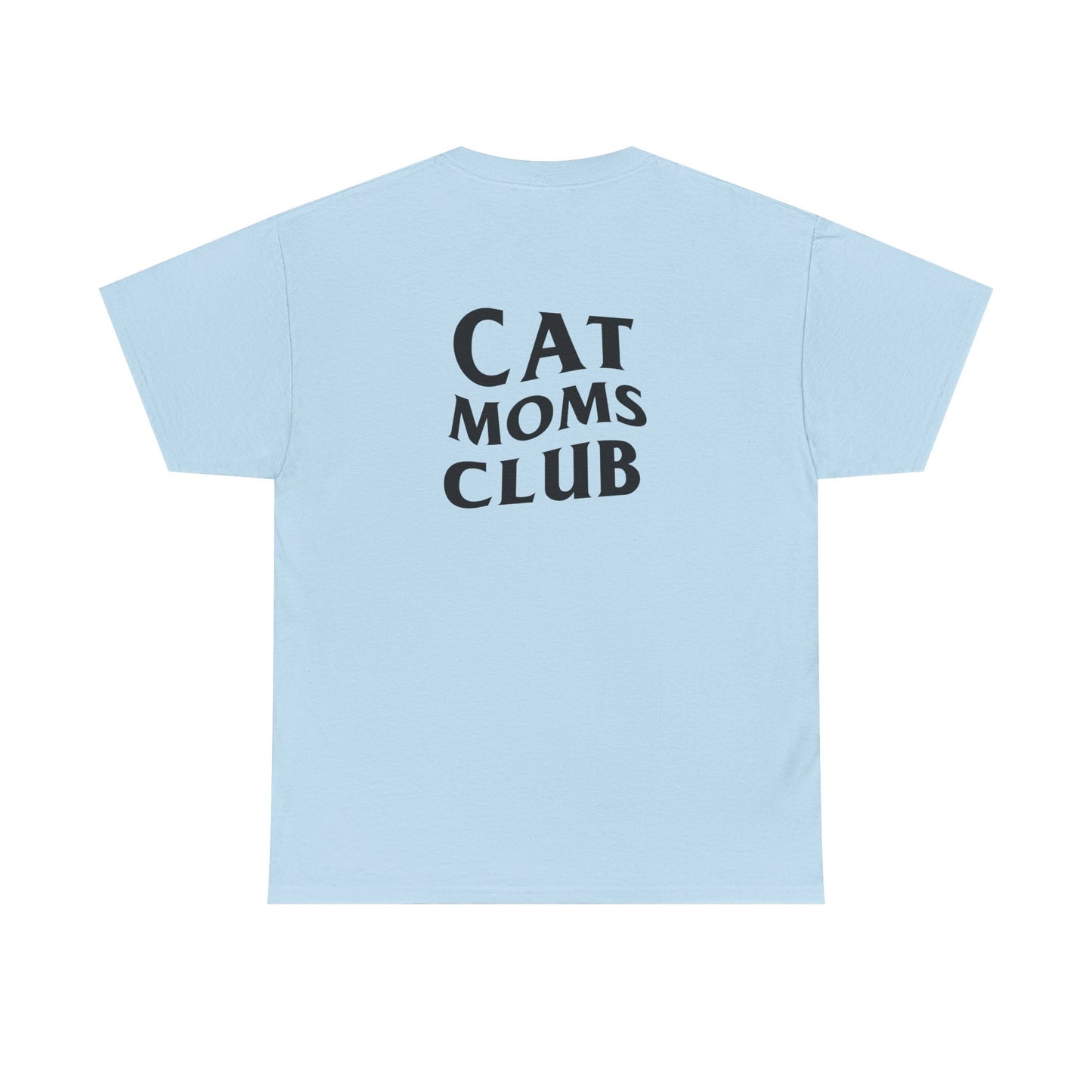 Cat Moms Club, Back Design - Cotton Tee