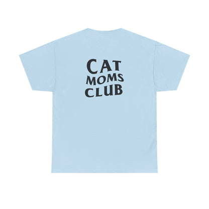 Cat Moms Club, Back Design - Cotton Tee