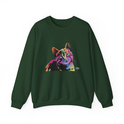 Unisex Sweatshirt - Cat Abstract