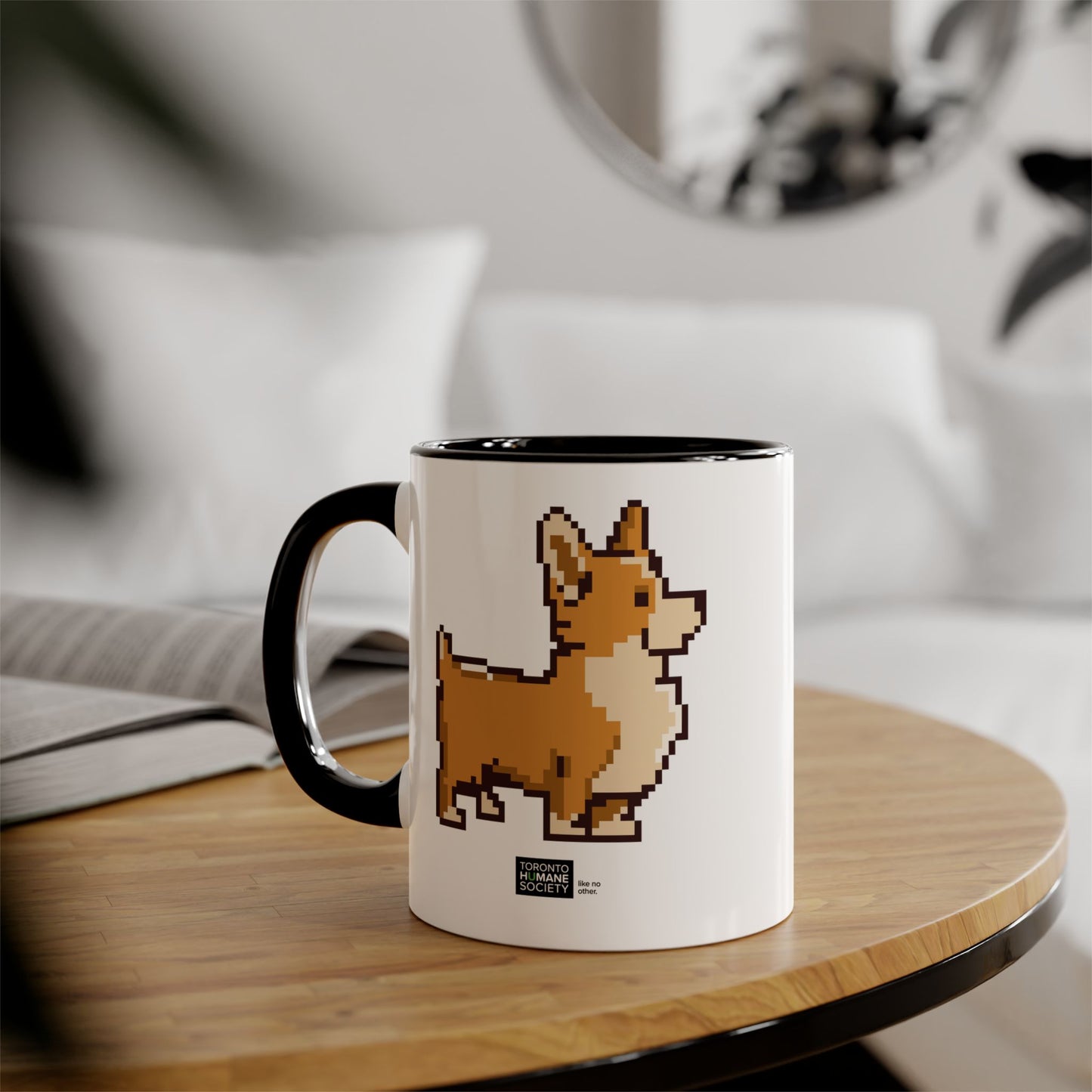 Accent Mug - Pixelated Dog