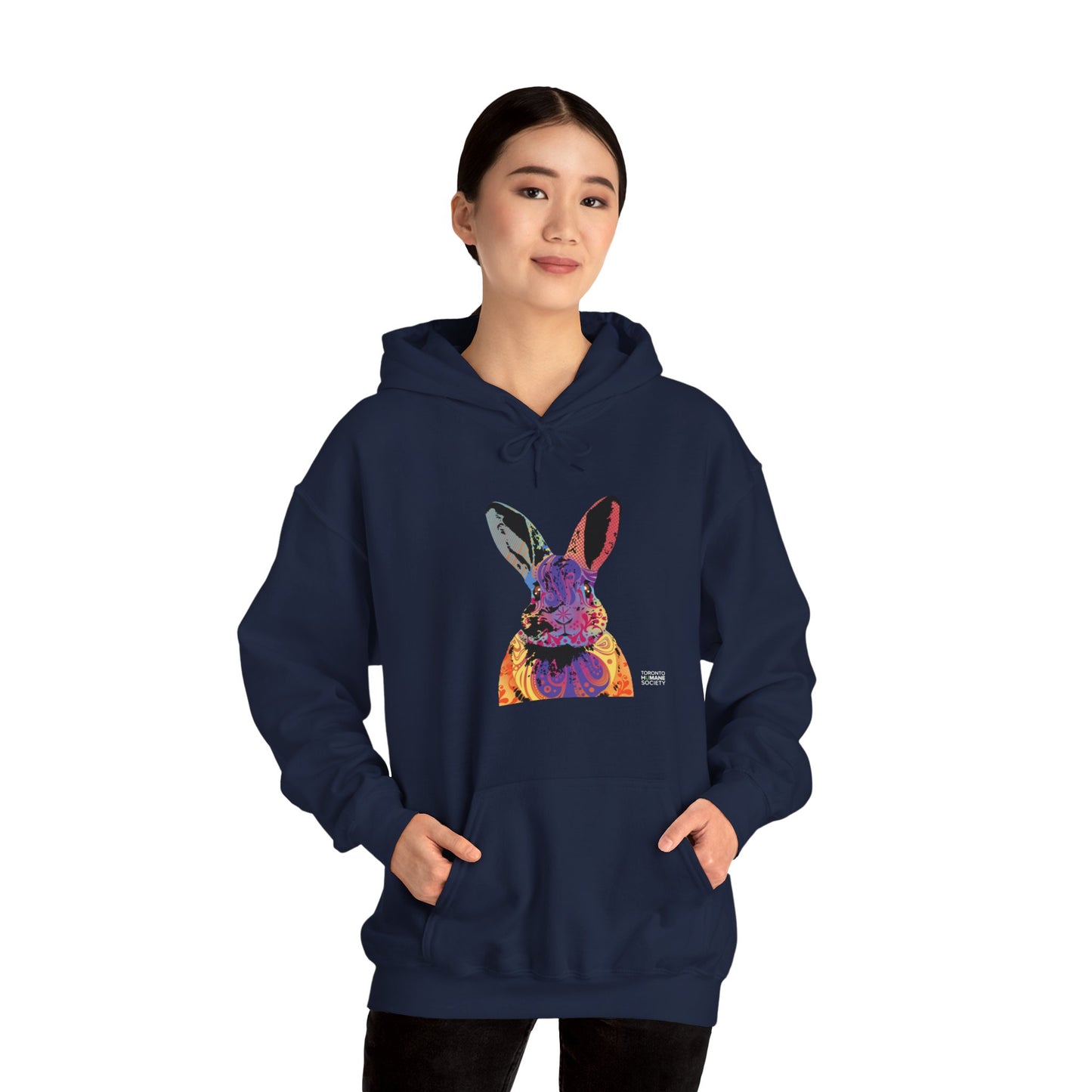 Unisex Hooded Sweatshirt - Abstract Rabbit