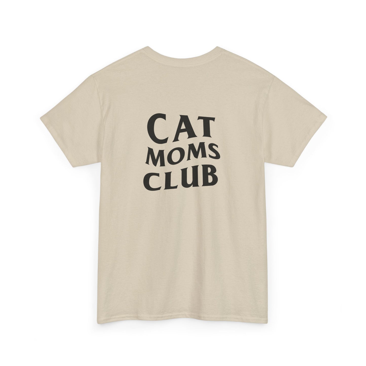 Cat Moms Club, Back Design - Cotton Tee