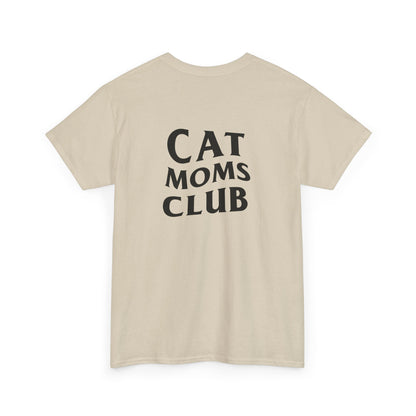 Cat Moms Club, Back Design - Cotton Tee