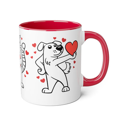 Accent Mugs- Hearts All Pets