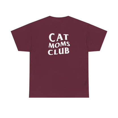 Cat Moms Club, Back Design - Cotton Tee