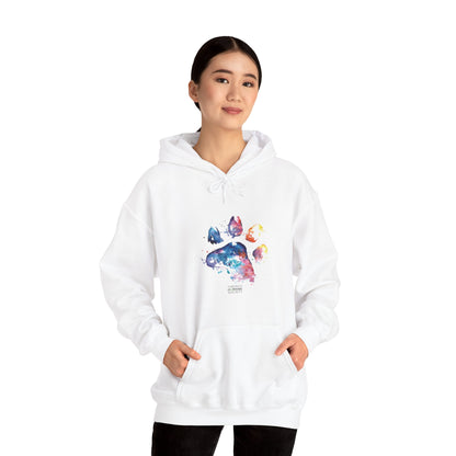 Unisex Hooded Sweatshirt - Paw Print