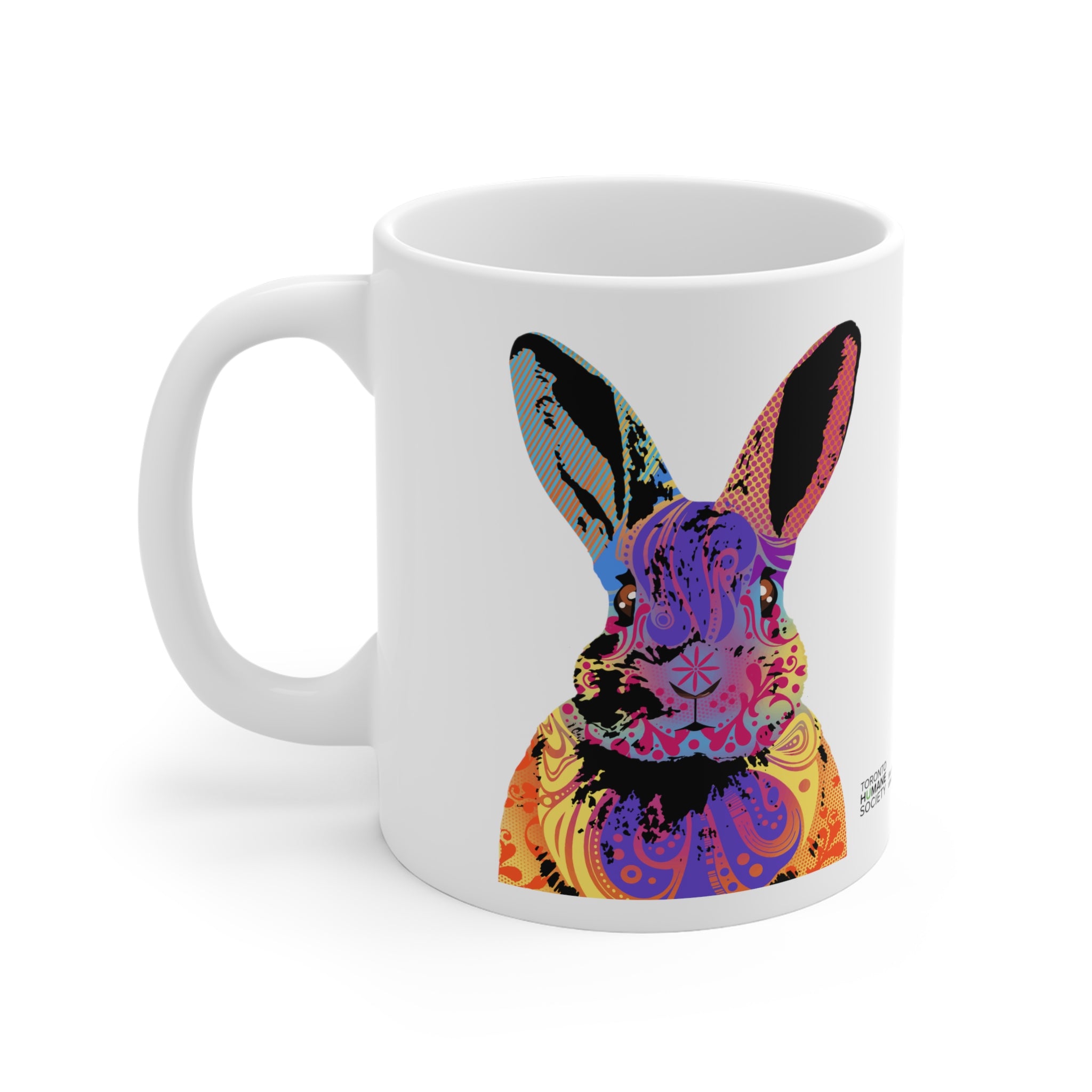Ceramic Mug - Rabbit Abstract