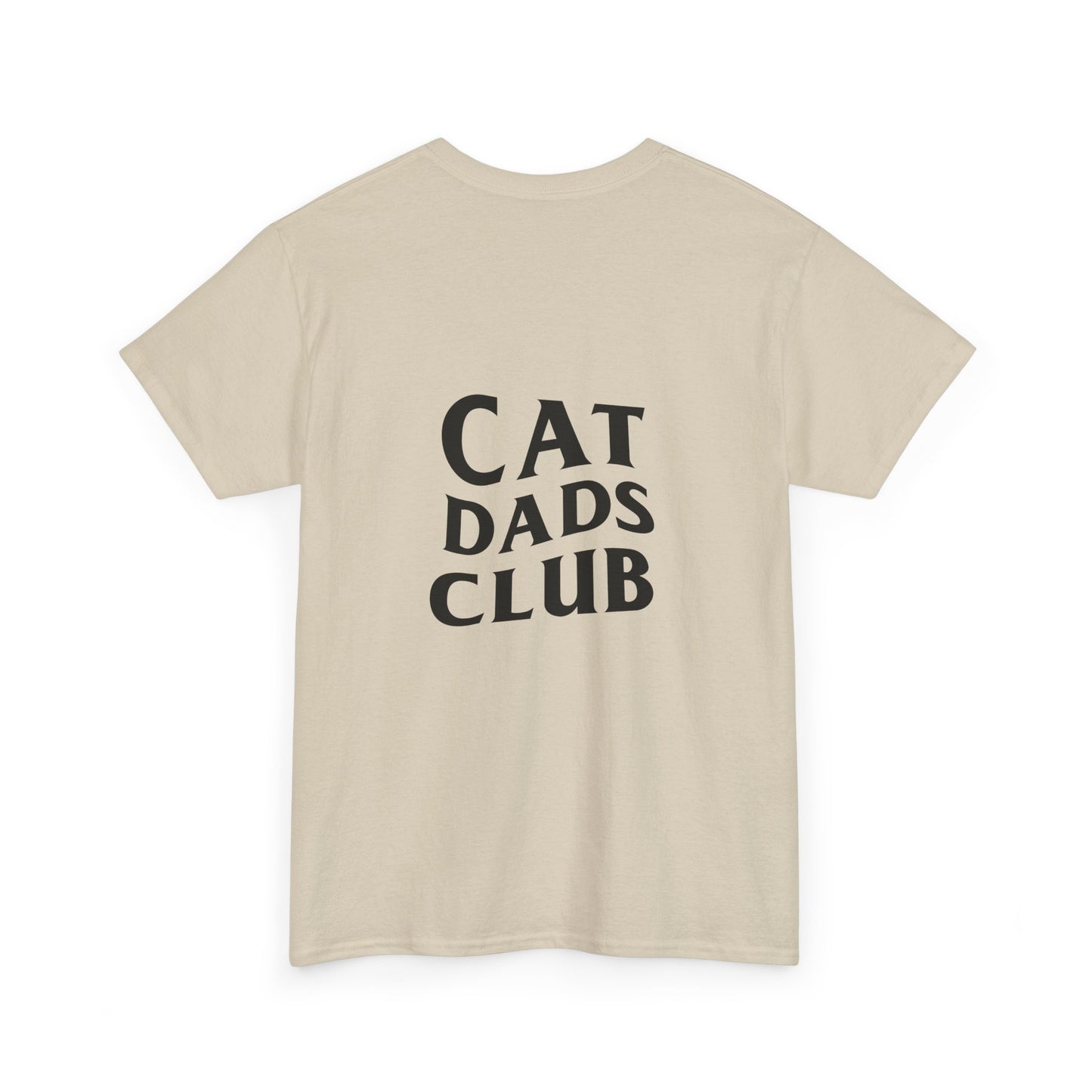 Cat Dads Club, Back Design - Cotton Tee