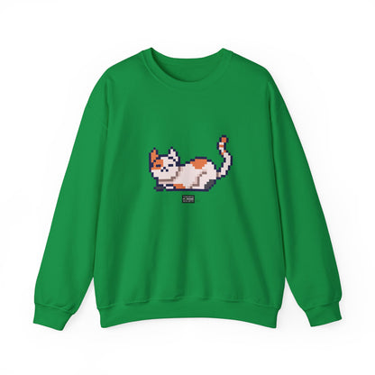 Unisex Crewneck Sweatshirt - Pixelated Cat