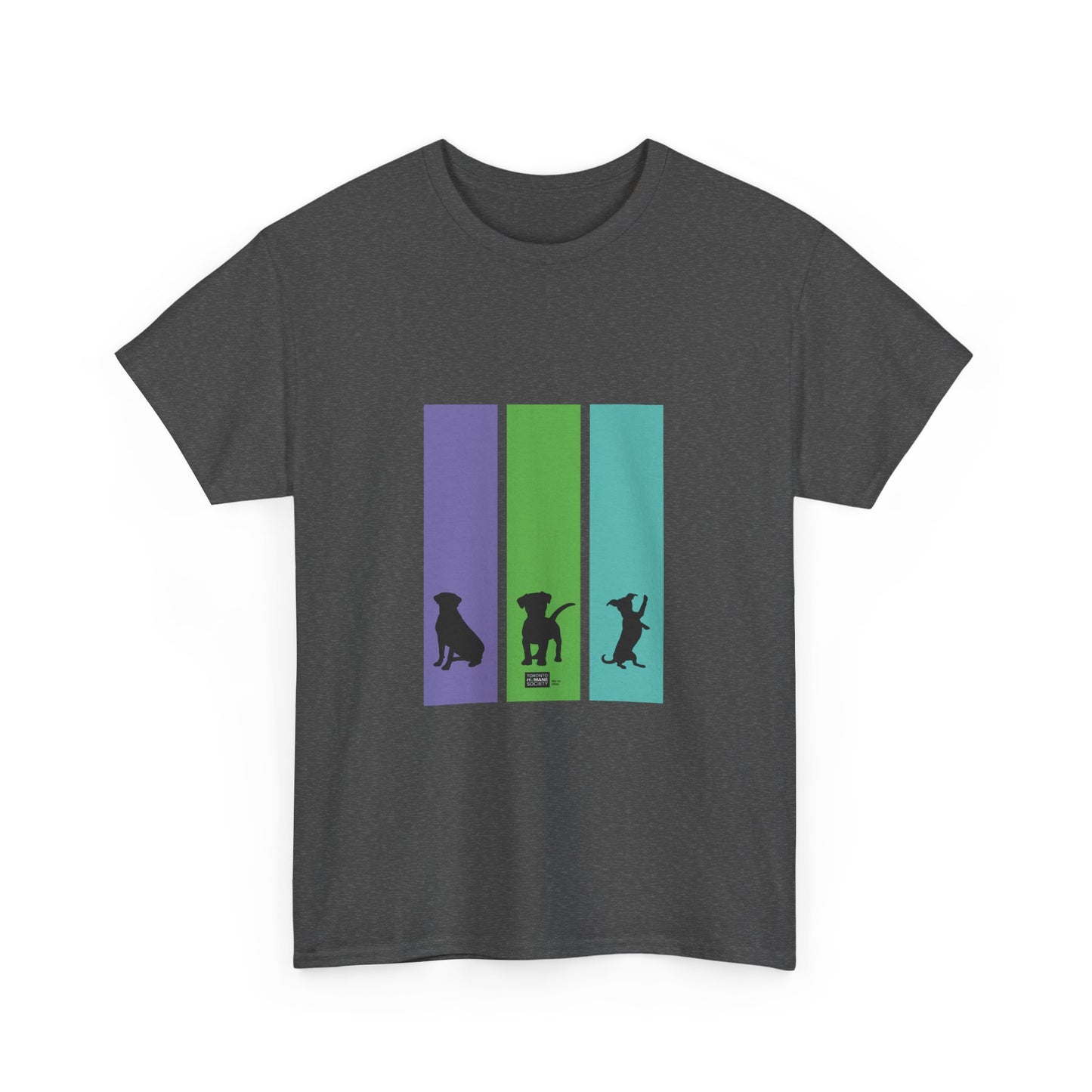 Unisex Cotton Tee - Dog Silhouettes