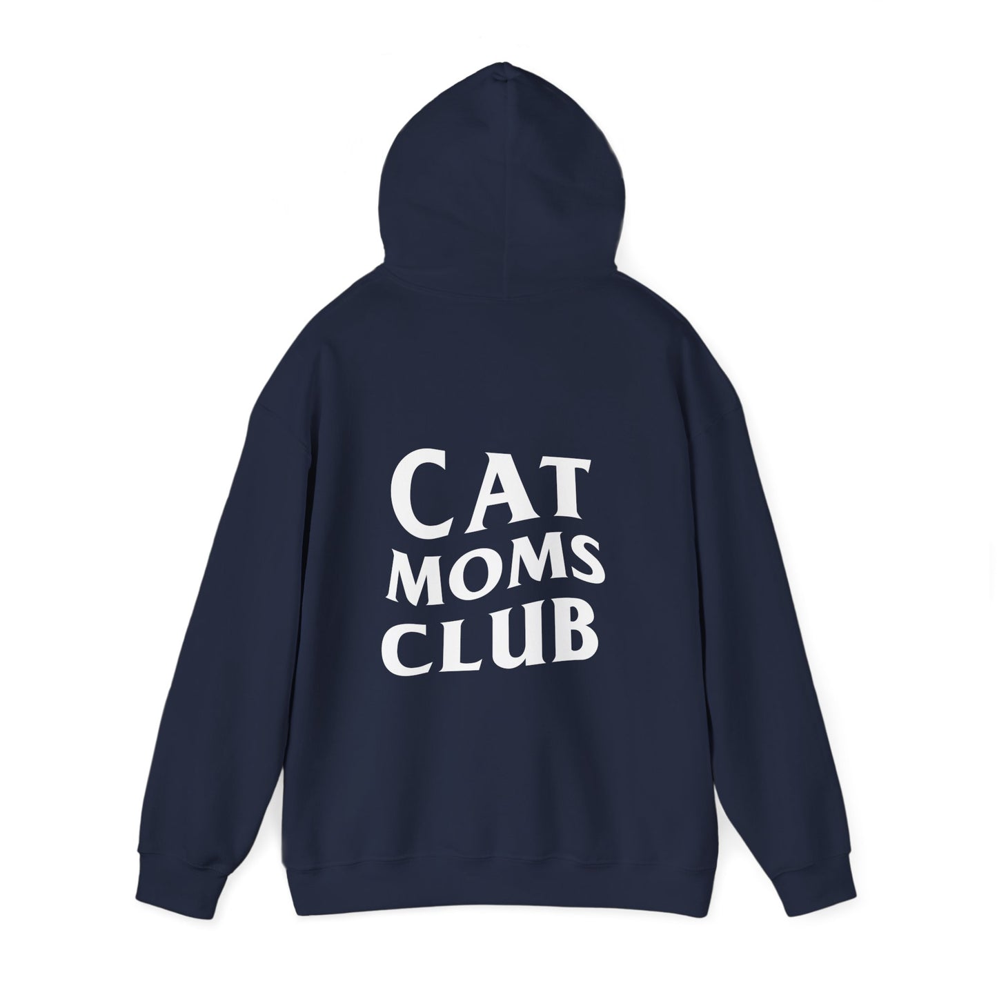Cat Moms Club, Back Design - Hoodie
