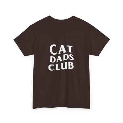 Cat Dads Club, Back Design - Cotton Tee