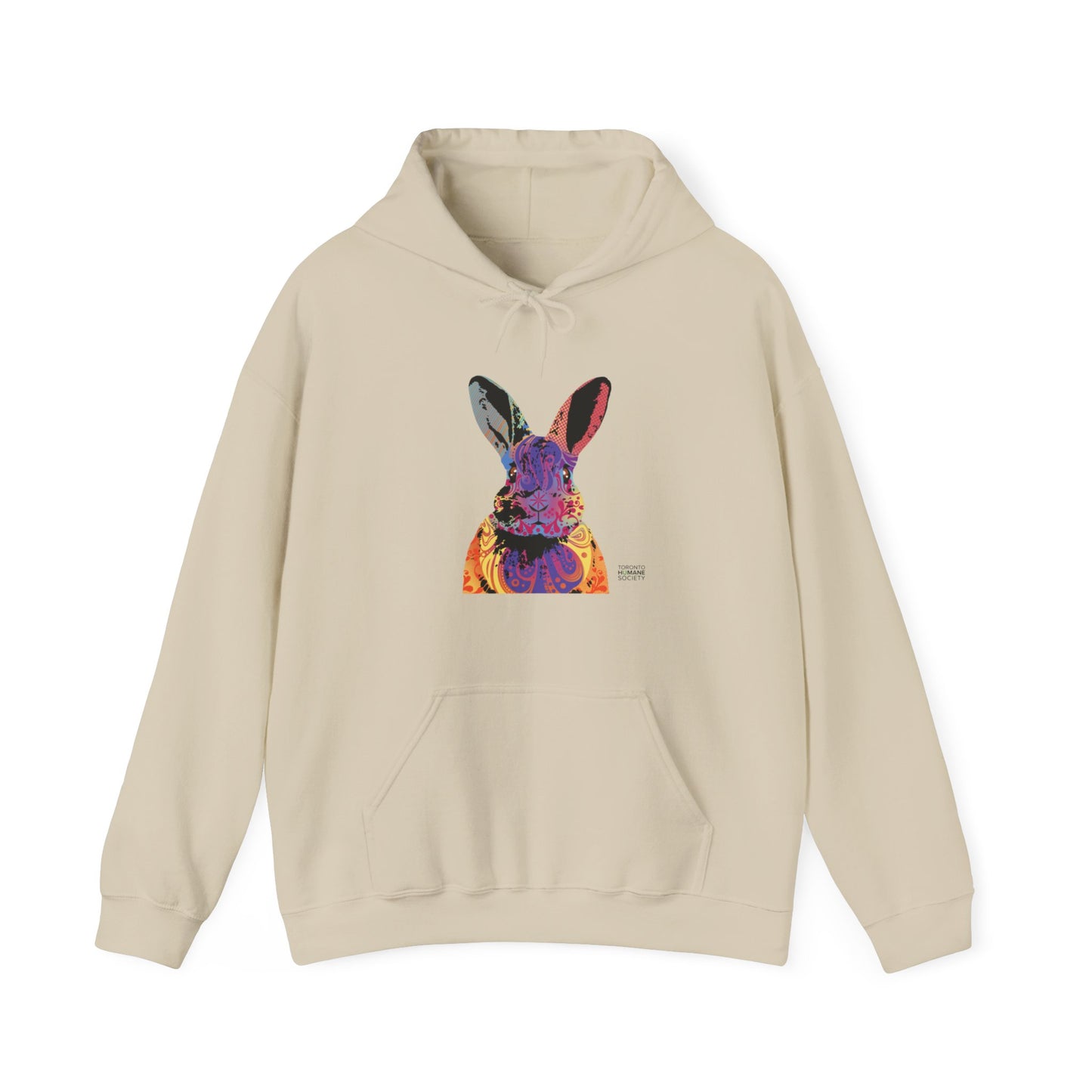 Unisex Hooded Sweatshirt - Abstract Rabbit