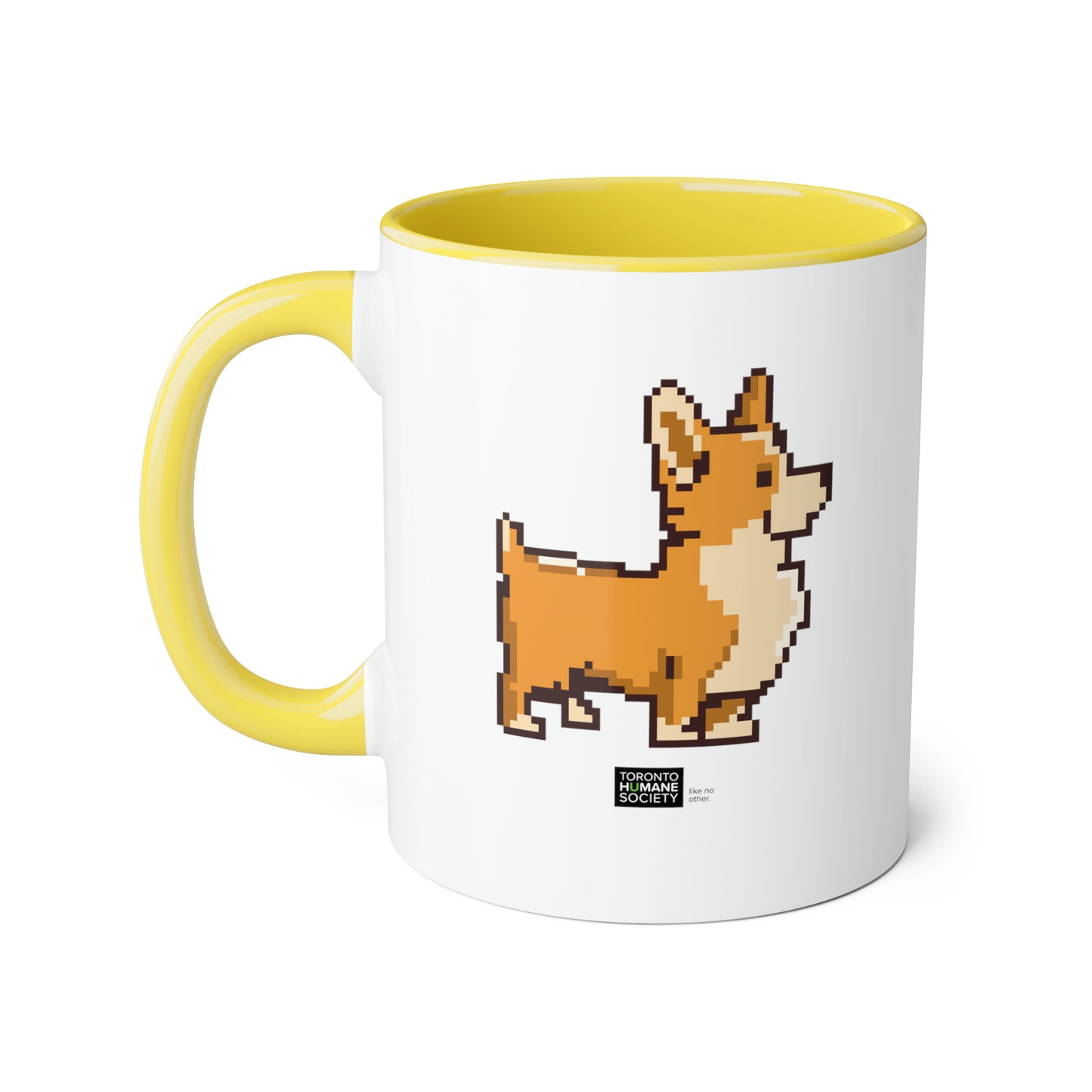 Accent Mug - Pixelated Dog