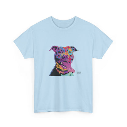 Unisex Cotton Tee - Abstract Dog