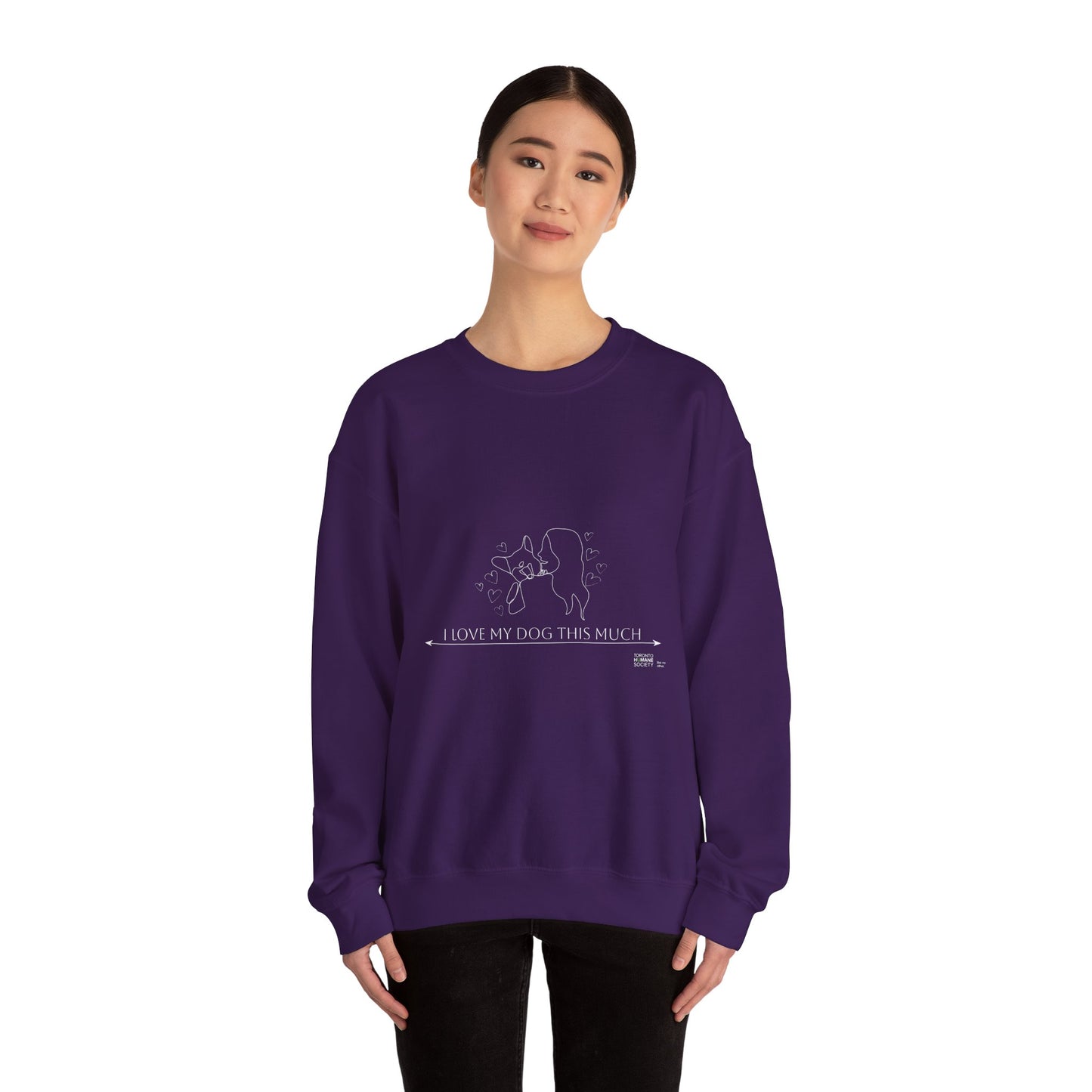 Unisex  Crewneck Sweatshirt - I Love My Dog This Much