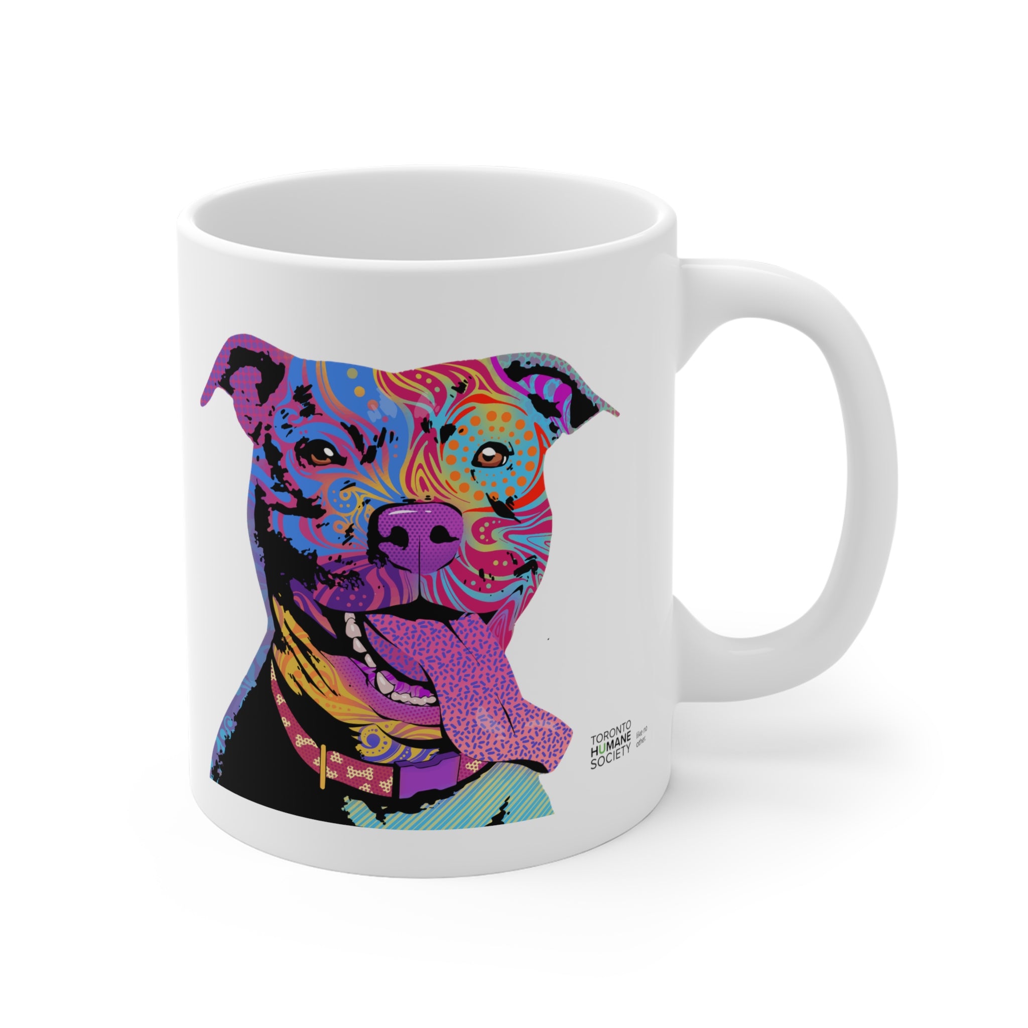 Ceramic Mug - Dog Abstract