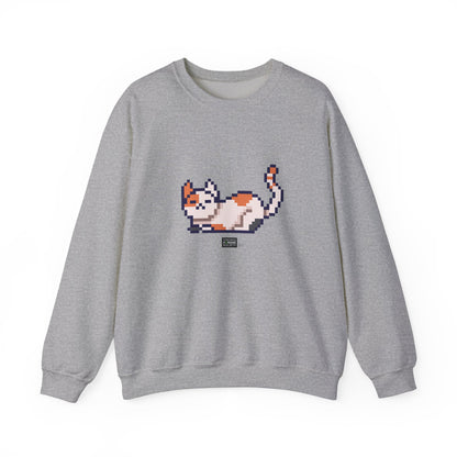 Unisex Crewneck Sweatshirt - Pixelated Cat