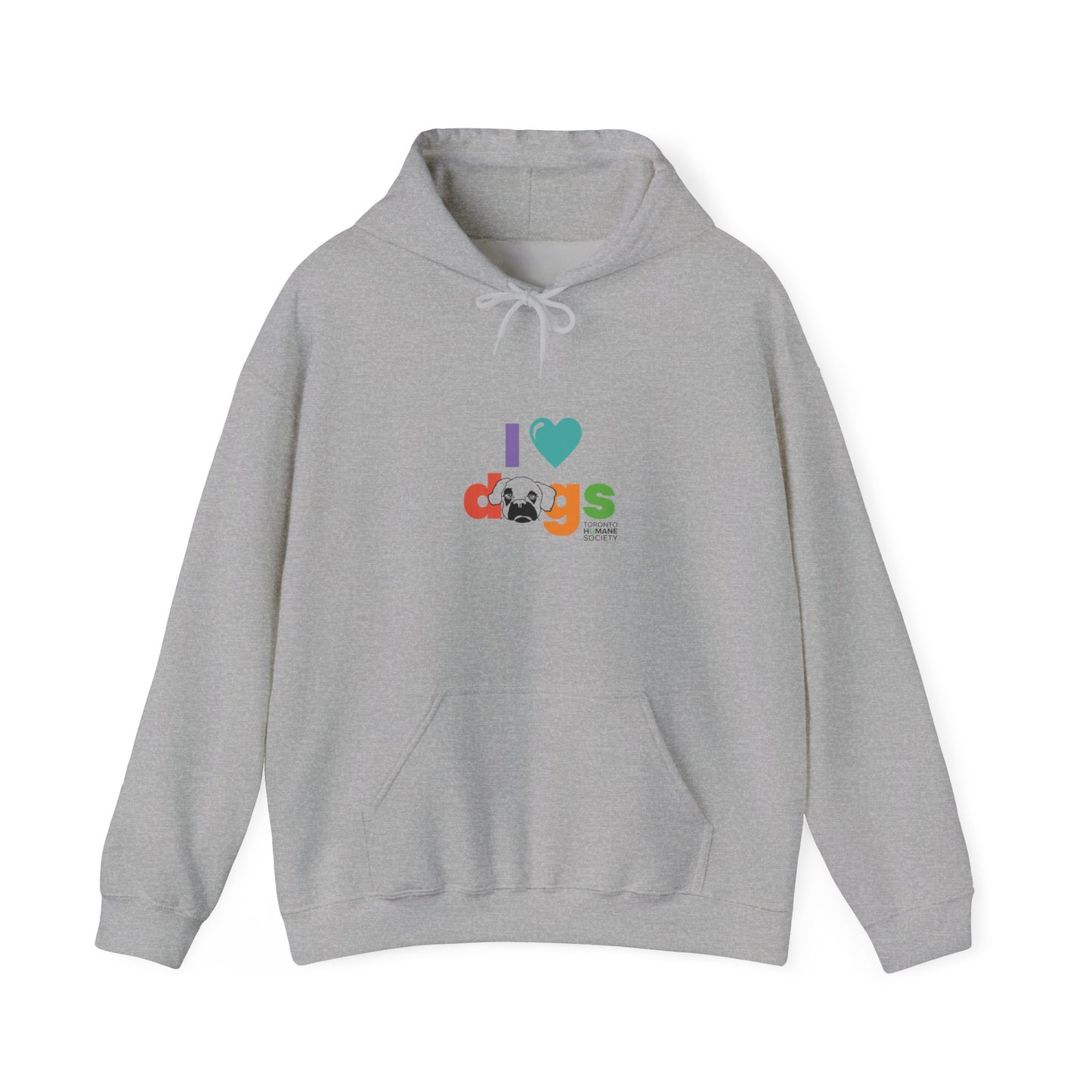 Unisex Hooded Sweatshirt - I Love Dogs