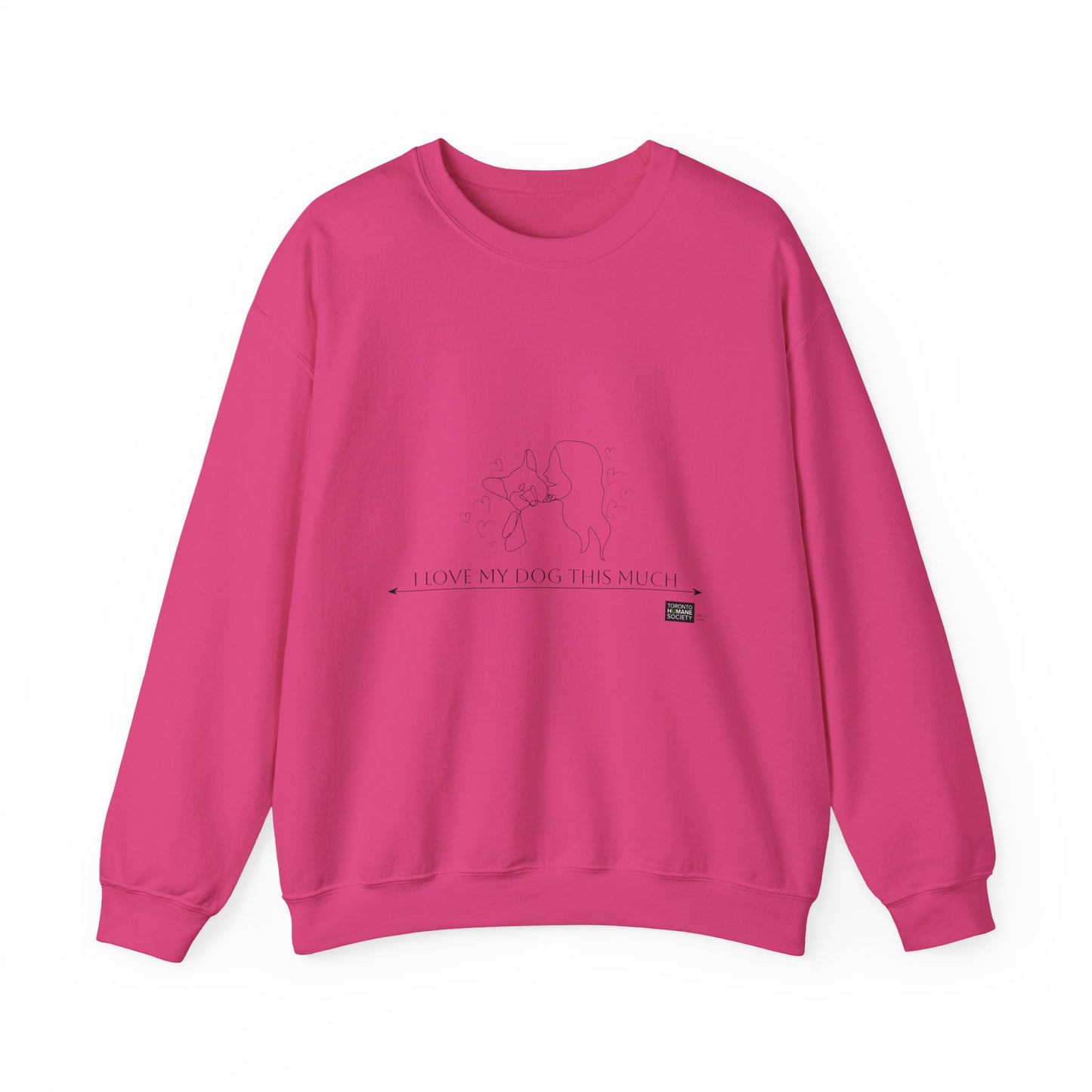 Unisex  Crewneck Sweatshirt - I Love My Dog This Much