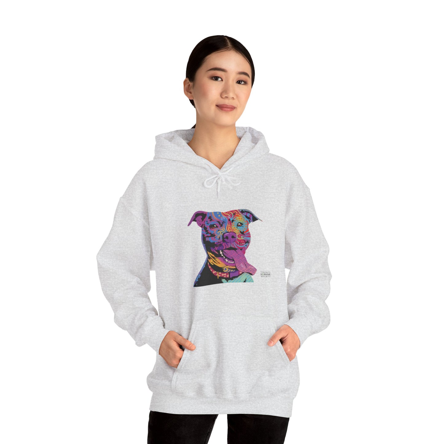 Unisex Hooded Sweatshirt - Abstract Dog