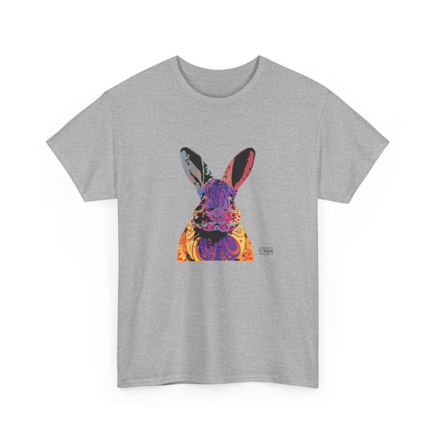 Unisex Cotton Tee - Abstract Rabbit