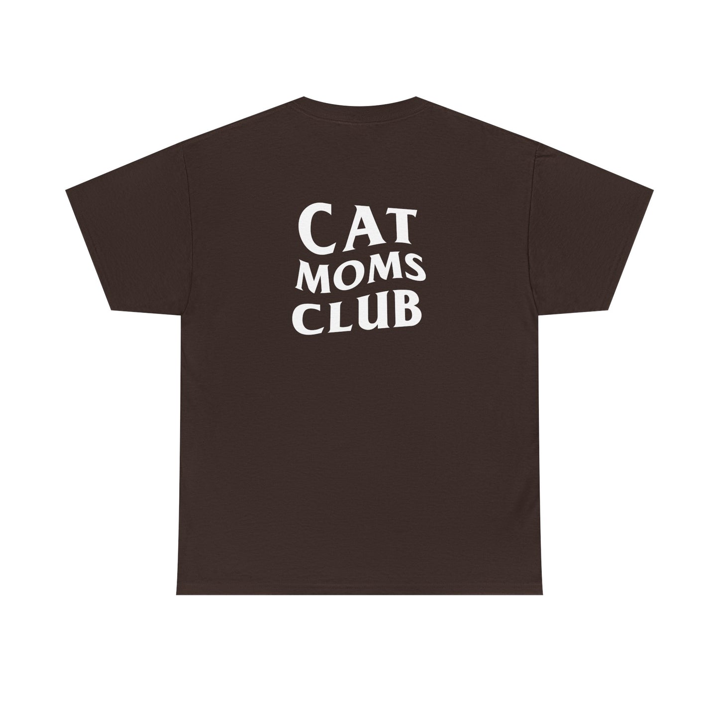 Cat Moms Club, Back Design - Cotton Tee