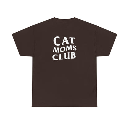 Cat Moms Club, Back Design - Cotton Tee