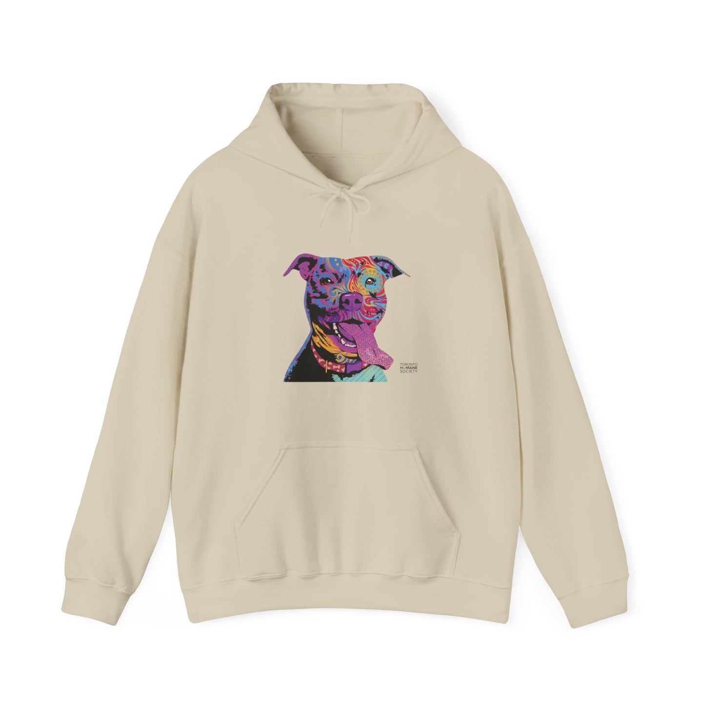 Unisex Hooded Sweatshirt - Abstract Dog